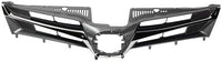 Front Grille Assembly Chrome Shell With Painted Dark Gray Insert Plastic Direct Replacement Compatible With 2018-2020 Toyota Sienna TO1200430 5310108170