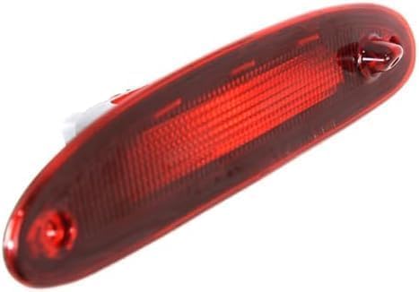 Rear Third Brake Light High Mount Stop Lamp Red Lens Direct Replacement Compatible With 2001-2007 Chrysler Town & Country CH2890102 4857214AA 5113278AA