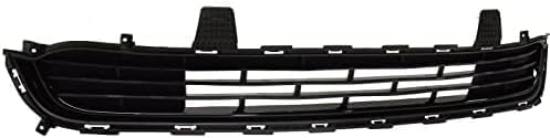 Front Bumper Grille Textured Dark Gray Plastic With Primed Molding Direct Replacement Compatible With 2016-2018 Kia Optima KI1036139 86560D5010