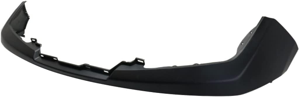 Front Bumper Upper Cover Primed Steel + Lower Valance + Fog Lamp Cover Left Driver & Right Passenger Side Direct Replacement Compatible With 2005-2019 Nissan Frontier NI1014100