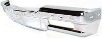 Front Bumper Face Bar Chrome Steel Direct Replacement Compatible With 1980-1990 Chevrolet Caprice GM1002157 14083928