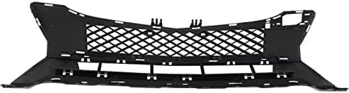 Front Bumper Center Grille Textured Plastic Direct Replacement Compatible With 2013-2015 Mercedes Benz GLK-Class MB1036149 2048856823