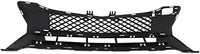 Front Bumper Center Grille Textured Plastic Direct Replacement Compatible With 2013-2015 Mercedes Benz GLK-Class MB1036149 2048856823