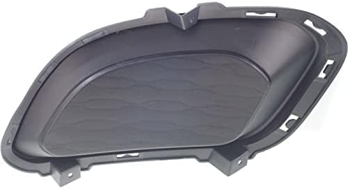 Set Of 2 Front Fog Light Cover Primed Plastic Right Passenger & Left Driver Side Direct Replacement Compatible With 2012-2015 Kia Rio KI1039122 KI1038122 865241W200 865231W200