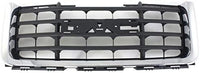 Front Grille Chrome Shell With Textured Gray Insert Direct Replacement Compatible With 2007-2010 GMC Sierra GM1200613 25825523