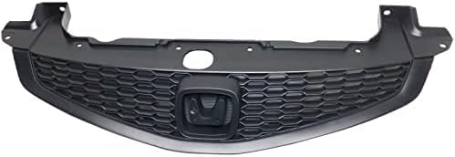 Front Grille Assembly Primed Shell And Insert Direct Replacement Compatible With 2012-2013 Honda Civic HO1200209 71121TS8A01