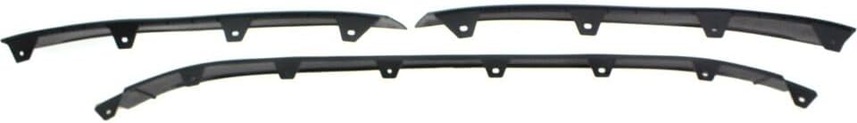 Set Of 3 Piece Front Bumper Lower Valance Air Deflector Textured Direct Replacement Compatible With 2013-2015 Chevrolet Malibu / 2016 Limited GM1092236 22842404