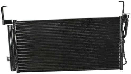 Front A/C Condenser Aluminum Core Direct Replacement Compatible With 2001-2006 Hyundai Santa Fe HY3030106 9760626001