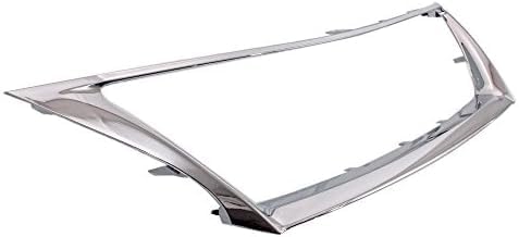 Front Bumper Grille Molding Chrome Plastic Direct Replacement Compatible With 2009-2010 Lexus IS250 / IS350 LX1210105 5311153190