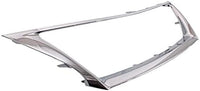 Front Bumper Grille Molding Chrome Plastic Direct Replacement Compatible With 2009-2010 Lexus IS250 / IS350 LX1210105 5311153190