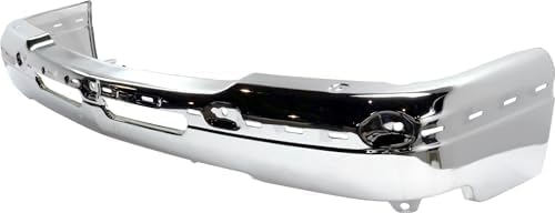 Front Bumper Chrome With Bracket + Lower Valance Air Deflector Textured Gray Direct Replacement Compatible With 2002-2006 Chevrolet Avalanche / 2003-2006 Silverado 1500 2500HD 3500