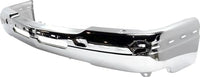Front Bumper Chrome With Bracket + Lower Valance Air Deflector Textured Gray Direct Replacement Compatible With 2002-2006 Chevrolet Avalanche / 2003-2006 Silverado 1500 2500HD 3500