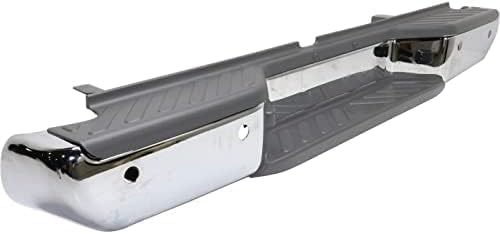 Rear Step Bumper Face Bar Chrome Steel Direct Replacement Compatible With 2013-2021 Nissan Frontier NI1103127 850109BF0B-PFM
