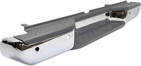 Rear Step Bumper Face Bar Chrome Steel Direct Replacement Compatible With 2013-2021 Nissan Frontier NI1103127 850109BF0B-PFM