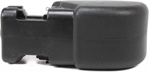 Set Of 2 Front Bumper End Cap Primed Plastic Left Driver & Right Passenger Side Direct Replacement Compatible With 1997-2006 Jeep Wrangler CH1005128 CH1004128 55155756AB 55155757AB