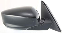 Front Power Mirror Manual Folding Heated Primed Without Signal Light Right Passenger Side Direct Replacement Compatible With 2008-2012 Honda Accord HO1321231 76208TA5A11