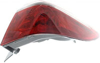 Set Of 2 Tail Light Outer Lens and Housing Plastic Left Driver & Right Passenger Side Direct Replacement Compatible With 2005-2007 Honda Odyssey HO2819129 HO2818129