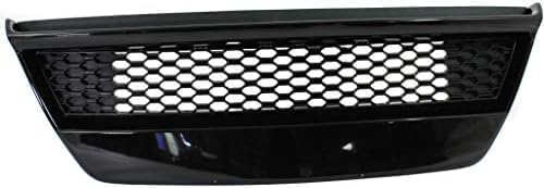 Front Bumper Grille Primed Plastic With Fog Light Holes Direct Replacement Compatible With 2010-2013 Kia Forte Koup KI1036108 865601M310