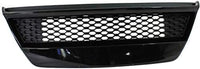 Front Bumper Grille Primed Plastic With Fog Light Holes Direct Replacement Compatible With 2010-2013 Kia Forte Koup KI1036108 865601M310