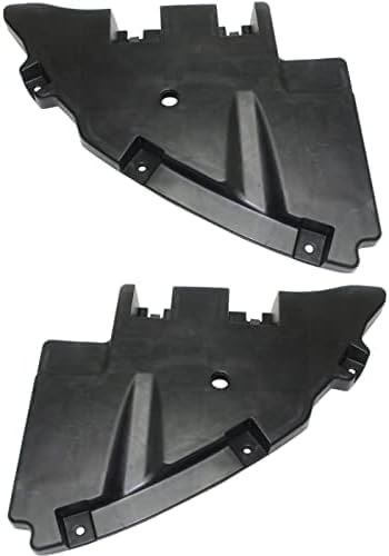 Set Of 2 Front Bumper Filler Plastic Left Driver & Right Passenger Side Direct Replacement Compatible With 2015-2020 Chevrolet Suburban GM1088182 GM1089182 22936500 22936499