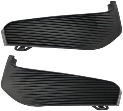 Set Of 2 Front Fog Light Covers Plastic Left Driver & Right Passenger Side Direct Replacement Compatible With 2015-2018 Chevrolet Malibu GM1039230 GM1038230 23478394 23478393