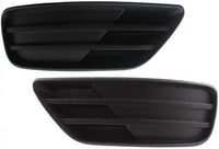 Set Of 2 Front Fog Light Cover Plastic Right Passenger & Left Driver Side Direct Replacement Compatible With 2005-2007 Ford Focus FO1039103 FO1038103 5S4Z17E810AA 5S4Z17E811AA