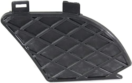 Set Of 2 Front Fog Lamp Outer Cover Primed Plastic Right Passenger & Left Driver Side Direct Replacement Compatible With 2000-2003 Mercedes Benz E-Class MB1039102 MB1038102