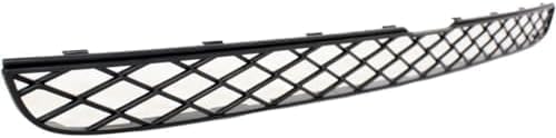 Front Bumper Upper Grille Textured Plastic Direct Replacement Compatible With 2008-2014 BMW X6 / 2007-2013 X5 BM1036117 51117159597
