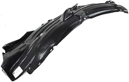 Front & Rear Section Fender Liners Plastic Left Driver & Right Passenger Side Direct Replacement Compatible With 2003-2005 Nissan 350Z NI1251130 NI1250130 NI1251131 NI1250138