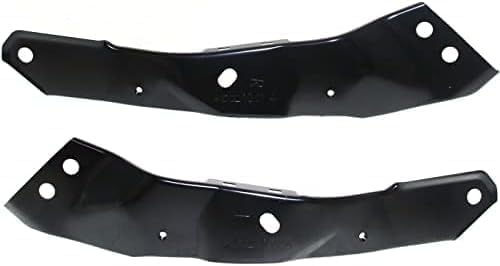 Set Of 2 Front Bumper Bracket Steel Right Passenger & Left Driver Side Direct Replacement Compatible With 2010-2013 Volkswagen Jetta / 2010-2013 Golf VW1033100 VW1032100