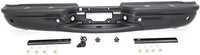 Step Bumper Assembly Primed With Rear Object Sensor Holes & Brackets Direct Replacement Compatible With 2001-2007 Ford F-250 F-350 Super Duty 3C3Z17906BA-PFM