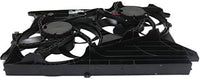 Front Radiator Cooling Dual Fan Plastic Direct Replacement Compatible with 2008-2010 Saturn Vue / 2012 Chevrolet Captiva Sport GM3115218 89019135-PFM,89019138,89019134