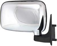 Set Of 2 Front Mirror Manual Folding Non-Heated Chrome Right Passenger & Left Driver Side Direct Replacement Compatible With 1986-1993 Mazda Pickup MA1320110 MA1321110 UE5569180