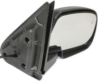 Set of 2 Front Power Mirror Manual Folding Heated Textured Right Passenger & Left Driver Side Direct Replacement Compatible With 2003-2006 Chevrolet Silverado/GMC Sierra GM1320293