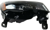 Set Of 2 Head Light Assembly Halogen Black Trim Right Passenger & Left Driver Side Direct Replacement Compatible With 2017-2021 Jeep Grand Cherokee CH2502309 CH2503309 68266647AF