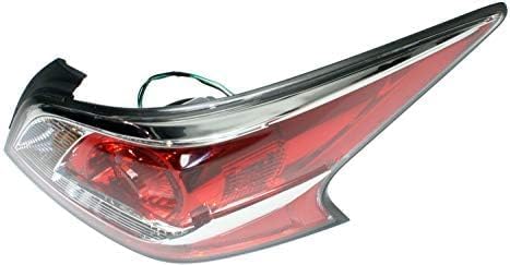 Set Of 2 Tail Light Assembly Plastic Left Driver & Right Passenger Side Direct Replacement Compatible With 2014-2015 Nissan Altima NI2801203 NI2800203 265509HM0A 265559HM0A