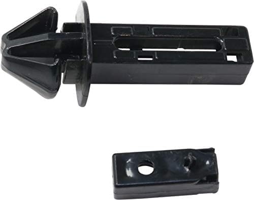 Set of 2 Front Bumper Retainer Cover Guide Steel Right Passenger & Left Driver Side Direct Replacement Compatible with 2008-2015 Mercedes Benz C-Class / 2012-2018 CLS-Class MB1032105