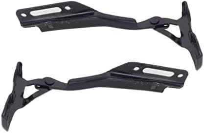 Set Of 2 Front Hood Hinge Assembly Steel Left Driver & Right Passenger Side Direct Replacement Compatible With 2014-2017 Honda Odyssey HO1236145 HO1236146 60120TK8A10ZZ 60170TK8A10ZZ