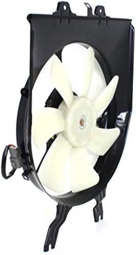 Front A/C Condenser Cooling Fan Assembly Plastic Direct Replacement Compatible with 2005-2010 Honda Odyssey HO3117101 38615RGLA01-PFM