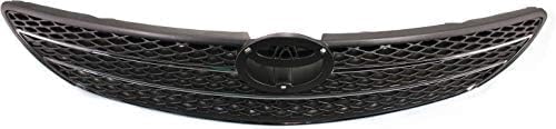 Front grille Assembly Painted Gray Shell And Insert Plastic Direct Replacement Compatible With 2002-2004 Toyota Camry TO1200233 53101AA020