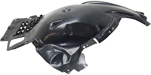 Front Section Fender Liner Plastic Right Passenger Side Direct Replacement Compatible With 2014-2018 BMW X5 BM1249152 51717290854 51717325616