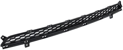 Front Bumper Center Grille Textured Gray Plastic Direct Replacement Compatible with 2011-2013 Kia Sorento KI1036106 865221U000