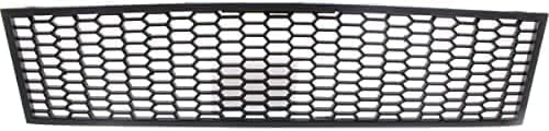 Front Bumper Center Grille Textured Plastic Without Active Cruise Control Direct Replacement Compatible With 2011-2016 BMW 5-Series BM1036131 51117903894