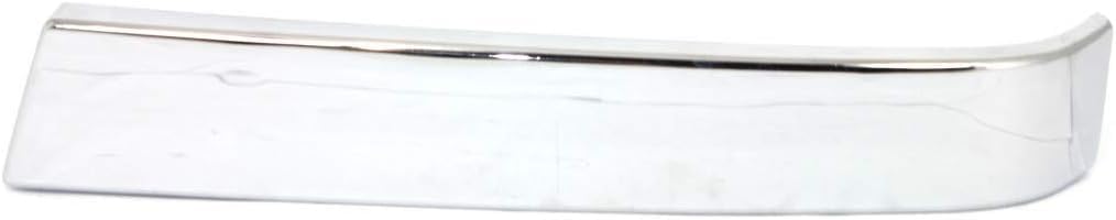 Front Grille Molding Chrome Left Driver Side Direct Replacement Compatible With 2003-2006 Chevrolet Silverado GM1212105 10397973