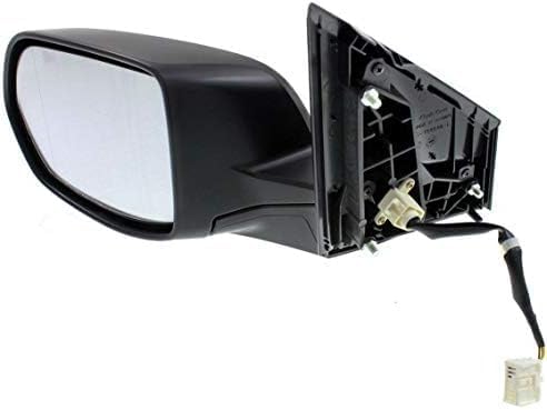 Front Power Mirror Manual Folding Non-Heated Textured Without Signal Light Left Driver Side Direct Replacement Compatible With 2012-2016 Honda CR-V HO1320270 76250T0AA02 76250T0AA01