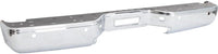 Rear Bumper Face Bar Only Chrome Steel Direct Replacement Compatible With 2007-2015 Nissan Titan NI1102150 850309FM0D