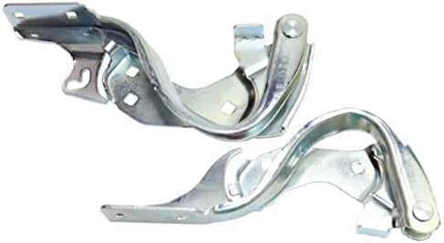 Set of 2 Front Hood Hinge Steel Right Passenger & Left Driver Side Direct Replacement Compatible with 2012-2019 Fiat 500 FI1236101 FI1236100 68070290AB 68070291AB