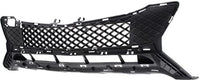 Front Bumper Center Grille Textured Plastic Direct Replacement Compatible With 2013-2015 Mercedes Benz GLK-Class MB1036149 2048856823