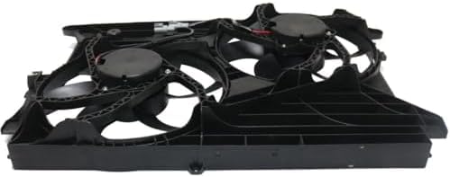 Front Radiator Cooling Dual Fan Plastic Direct Replacement Compatible with 2008-2010 Saturn Vue / 2012 Chevrolet Captiva Sport GM3115218 89019135-PFM,89019138,89019134