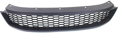 Front Bumper Grille Textured Plastic Direct Replacement Compatible With 2013-2015 Honda Accord HO1036115